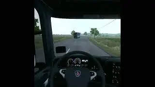 ETS2 Scania long road daylight realism #ETS2 #RealisticSimulator