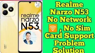 Realme Narzo N53 No Network, No Sim card Supported solution || Pattern Unlock N3 unlock Tool