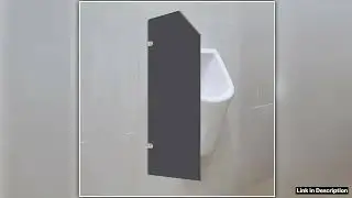 Urinal Partition Screen for Public Restrooms 3543in Panel Waterproof FireRetardant with Stainless