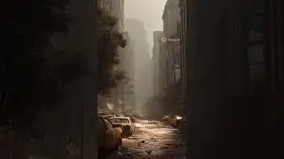 America without anyone 2355 #ai #aiart #aiart #aivideo #city #america #future #car #state