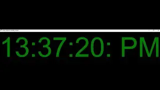 clock in python tk