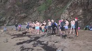 Boxing Day swim on Sark 2021