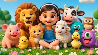 Animal Sounds Song for Kids! Learn Moo, Quack, Roar & More | Educational Nursery Rhymes