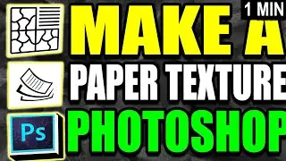 How To Make Paper Texture In Photoshop Tutorial (2025)