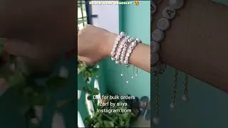 beads name bracelet# DM to orders#flairdazzlebyaliya #shorts