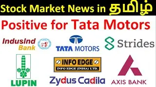 JLR July sales | Strides pharma, Cadila result | QIP of Indusind Bank, InfoEdge, Axis Bank | Lupin