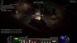 Berserker Axe Ethereal 5 Open Sockets Drop - TZ Andariel, Level 99 Hammerdin, Players 7 Difficulty