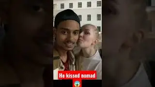 ES LADKI NE @NomadShubham  KO KIYA KISS 😱🤬   #shorts #shortsfeed #nomad #nomadshubham