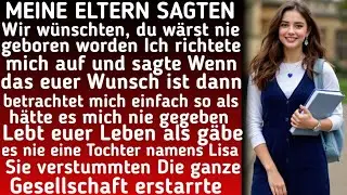 Meine Eltern sagten bei meinem Abschlussessen: 