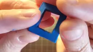 Adding Navy Blue Paint Details to Tiny Blue Doll House