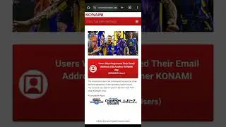 How to Change Konami Id Password in efootball pes 2024 #efootball2024 #efootball