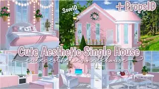 Cute Aesthetic Single House ✨🌸 SaveID +PropsID : Sakura School Simulator