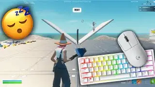 Razer huntsman mini mercury😴 1v1 Build fight | ASMR  gameplay 😴 (Fortnite KBM ASMR)