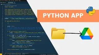Building a Python app to synchronize folders with Google Drive