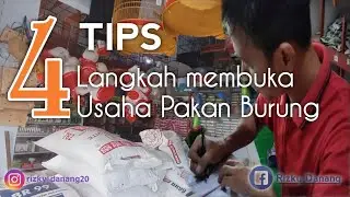 TIPS !! 4 Langkah Membuka Usaha Pakan Burung