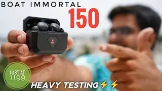 boAt Immortal 150 Gaming Earbuds with 40 MS Low Latency ⚡⚡ Heavy Testing ⚡⚡