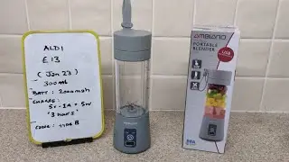 Я пробую: портативный блендер ALDI AMBIANO (модель PB6803)