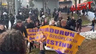 Turkish Police Disperse Syrian Kurd Support Protest With Pepper Spray | ALERT News