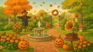 🎃 1930s-1940s Vintage Halloween Jazz 🍂 Cozy Oldies Music with Autumn Ambience
