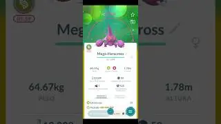 ✨️Evolucionando a Mega Heracross Shiny en Pok&eacute;mon Go✨️ #pok&eacute;mon #pokemongo #shorts