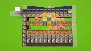 Quad-pig spawner farm concept - vertical item collection