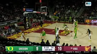 Jazzy Davidson HITS THE TRIPLE vs. Oregon | USC Women's Basketball