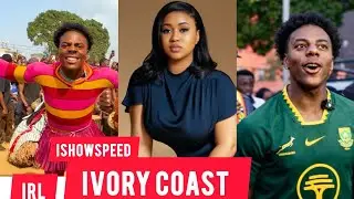 ISHOWSPEED IN IVORY COAST,IRL STREAM IVORY COAST,BEST MOMENTS❤️SPEED LOVES AFRICA ❤️❤️AFRICAN TOUR 