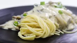 CREAMY BEEF & MUSHROOM PASTA -Easy & Fast Recipe