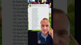 Top 20 male golfers of all time&hellip; do you agree or disagree? #golftiktok #pgatour #livgolf