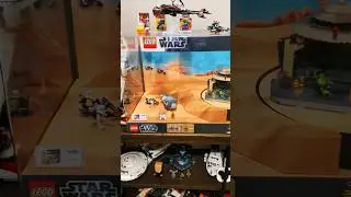 Star Wars display with lots of other 80&rsquo;s memorabilia and TOYS.