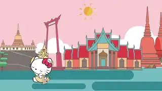 HARNN Hello Kitty Angel Hand Collection - Visiting Thailand