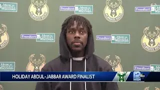 Bucks Jrue Holiday a finalist for NBA'S Kareem Abdul-Jabbar Social Justice Champion Award
