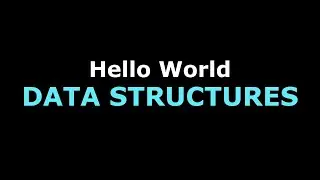 Data structures | Competitive Programming | Hello World