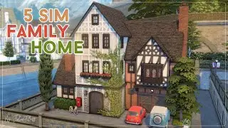 Семейный дом для 5 симов💕│Строительство│5 Sim Family Home│SpeedBuild│NO CC [The Sims 4]