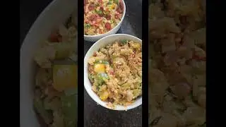 Simple Egg fried rice with veggies #meltinglemondrop #everydayfood #freshlymade #homemadefood
