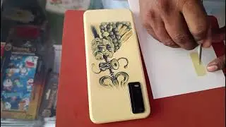 how to apply mobile skins #ganesh mobiles&accessories 81437 73009 thilakroad Tirupati