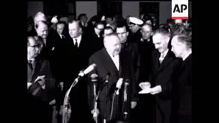 ERHARD'S VISIT TO ENGLAND   - NO SOUND