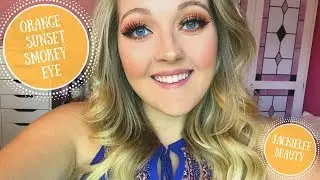 Orange Sunset Smokey Eye ⎥ JackieLeeBeauty