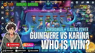 Chou 6 Swordman + 4 Astro Power | GUINEVERE B3 VS KARINA B3 | STRONG COMBO #combomagicchess