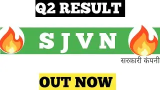 SJVN LTd Q2 Result Out Now | #sjvnsharenews #sjvnshare #stockmarket #q2result #viralvideo #viral 