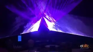 Stage Intro Laser Show / Soundcheck  - Eblitz 2016