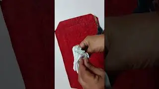 flower making | 3d flower making | diy | best out of waste | old cloth bag reuse idea #shorts
