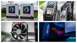 SilverStone Shark Force 120mm High Perf Fans (ARGB+Black)