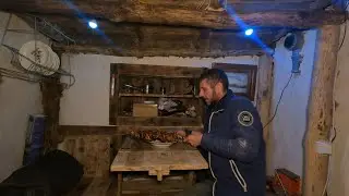 Diy storm shelter underground . 4 k video