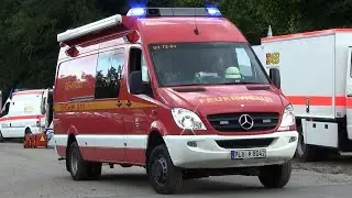 [Großalarm in Rantzau] Einsatzfahrten FF + LZG, SEG, u. THW Kreis Plön