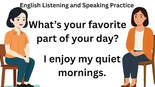 English Listening and Speaking Practice  Shadowing English Conversation Practice