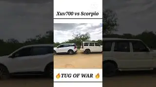 Xuv700 vs Scorpio TUG OF WAR 🔥🔥🔥🔥😎👌😎
