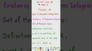 Set of Measure Zero