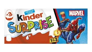 Unboxing #shorts Тройка Киндер Сюрприз Marvel 2021 ep.2