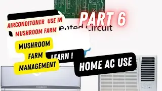 Using Home AC in Mushroom Farm || Air-conditioned Mushroom Farm Management || Musroom Farm setup